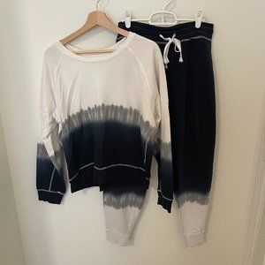 RAILS Dip Dye Sweatshirt and Joggers | Size Large